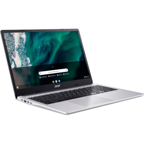 Ноутбук Acer Chromebook CB315-4HT 15 FHD IPS Touch, Intel C N4500, 8GB, F128GB, UMA, ChromeOS, сріблястий (NX.KBAEU.001)