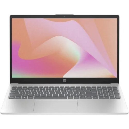 Ноутбук HP 15-fd0019ua 15.6 FHD IPS AG, Intel N100, 8GB, F256GB, UMA, DOS, сріблястий (9H8P3EA)