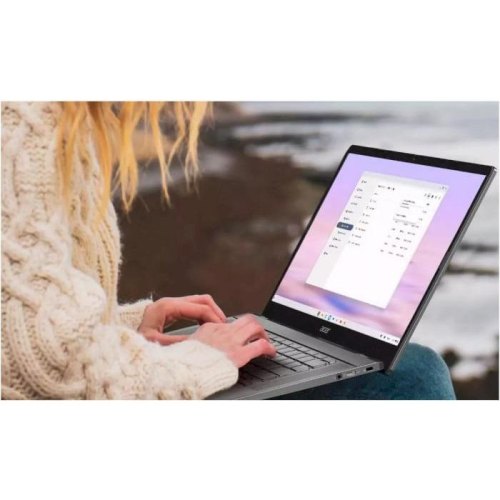 Ноутбук Acer Chromebook Plus CB514-3HT 14 WUXGA IPS Touch, AMD R5-7520C, 16GB, F512GB, UMA, ChromeOS, сірий (NX.KP9EU.002)