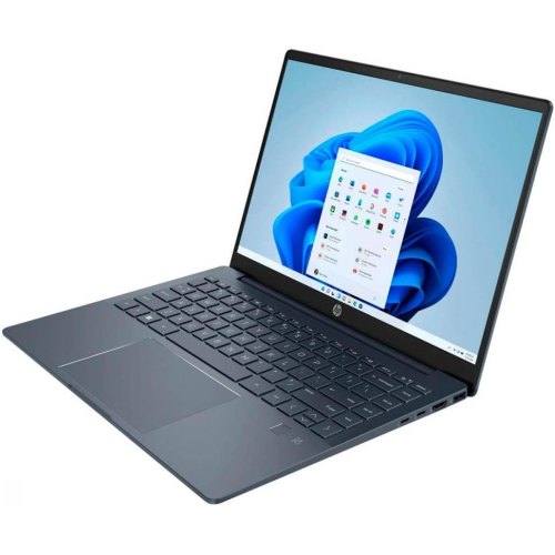 Ноутбук HP Pavilion Plus 14-eh1008ua 14 2.2K IPS AG, Intel i5-13500H, 16GB, F1024GB, UMA, DOS, синій (826S9EA)