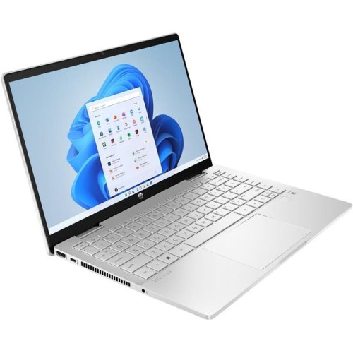 Ноутбук HP Pavilion x360 14-ek1003ua 14 FHD IPS Touch, Intel i3-1315U, 8GB, F256GB, UMA, DOS, сріблястий (826T1EA)