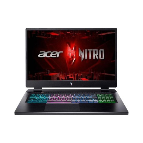 Ноутбук Acer Nitro 17 AN17-71 17.3 FHD IPS, Intel i5-13500HX, 16GB, F512FB, NVD4050-6, Lin, чорний
