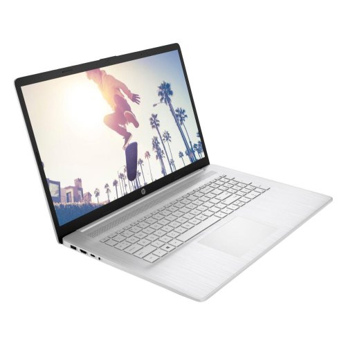 Ноутбук HP 17-cp3002ua 17.3 FHD IPS AG, AMD R7-7730U, 16GB, F512GB, UMA, DOS, сріблястий (826W9EA)