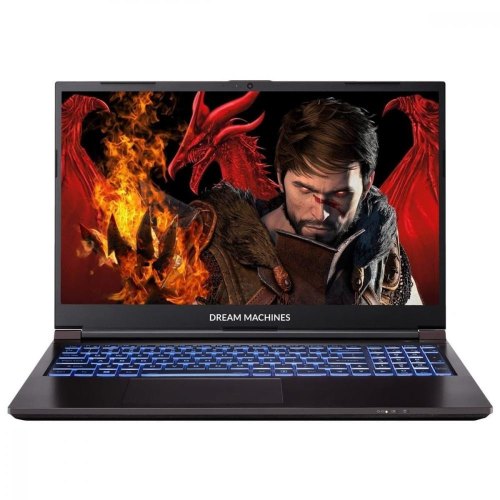 Ноутбук Dream Machines RG2050-15 15.6FHD IPS, Intel i7-13620H, 16GB, F1TB, NVD2050-4, DOS, чорний (RG2050-15UA25)