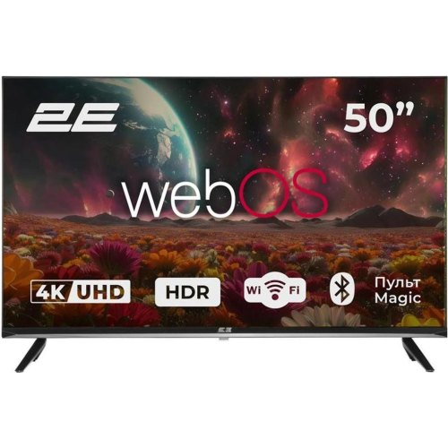 Телевізор 50 2E LED 4K 60Hz Smart WebOS Black