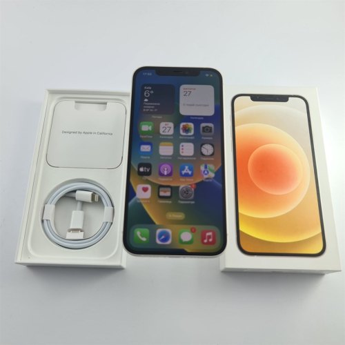 Смартфон Apple iPhone 12 64 GB White USED **