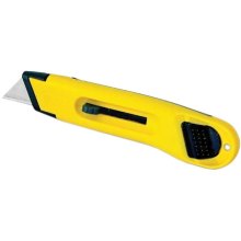 Ніж Stanley Utility, трапецієподібне лезо 19мм, корпус пластик, 150мм