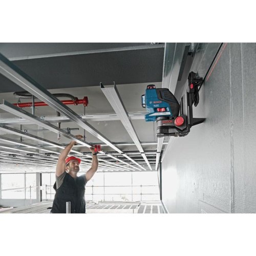 Нівелір лазерний Bosch GLL 3-80C, до 30м з приймачем 120м,  ±0.2мм/м, +BM 1+L-Boxx, 0.82кг