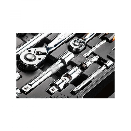 Набір інструментів Neo Tools, 1/2, 1/4, 77шт, CrV