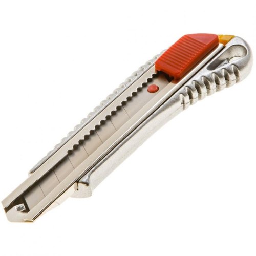 Ніж TOPEX, сегментоване лезо 18мм, корпус металевий, 155мм