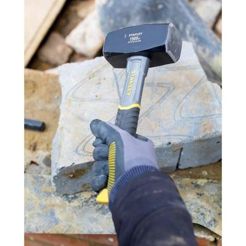 Молоток кувалду Stanley Fiberglass, 1500г, рукоятка двокомпонентна