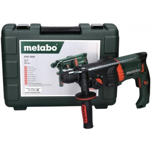 Перфоратор Metabo KHE 2645, SDS-plus, 850Вт, 2.9Дж, 3 режими, 0-1150об•хв, 2.9кг