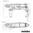 Перфоратор Metabo KHE 2645 Q, SDS-plus, 850Вт, 2.9Дж, 3 режими, 0-1150об•хв, 3.1кг
