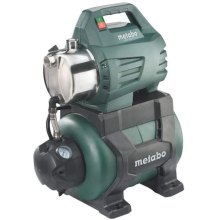 Насосна станція Metabo HWW 4500/25 Inox, 1300 Вт, 4.5 куб/год, висота подачі 48м, всмоктування до 8 м, ресивер 24л,  17.1кг