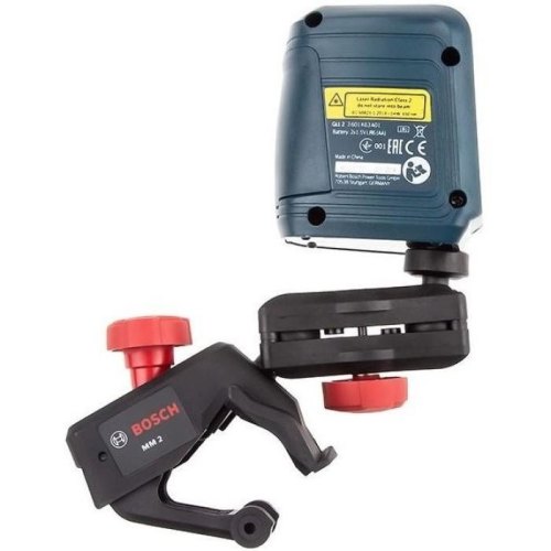 Нівелір лазерний Bosch GLL 2, до 15м, ±0.3мм/м, + MM2, 0.5кг