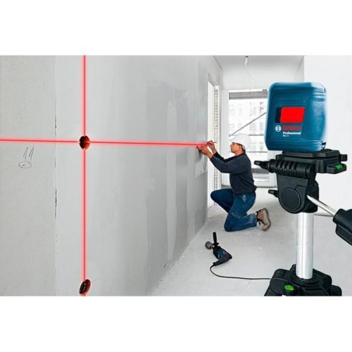 Нівелір лазерний Bosch GLL 2, до 15м, ±0.3мм/м, + MM2, 0.5кг