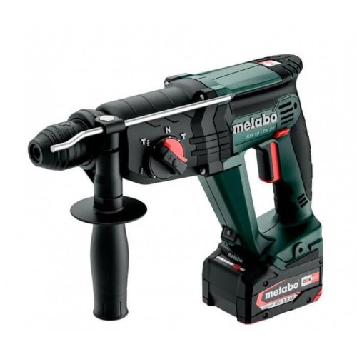 Перфоратор акумуляторний Metabo KH 18 LTX 24, SDS-plus, 18В, акб 2х5.2А•год, 2.1Дж, 3 режими, 0-1400об•хв, metaBOX 165 L, 2.6кг