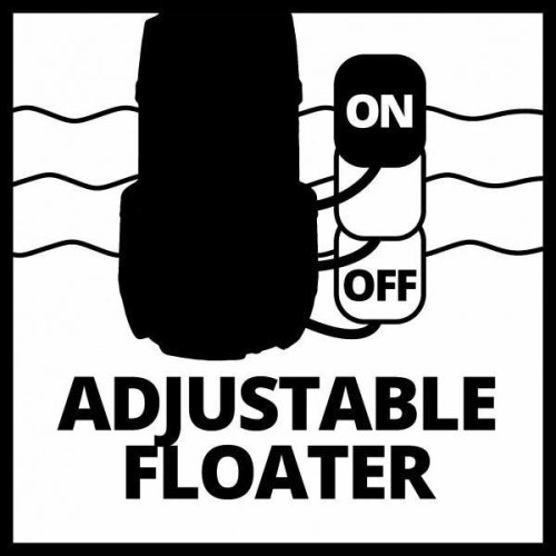 Насос дренажний Einhell GC-DP 3325, 330 Вт, 9500 л/г, вис. 6 м, глиб. 7 м, 25 мм, 4 кг