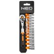 Набір торцевих головок Neo Tools, 14шт, 1/4, тріскачка 90 зубців, CrV