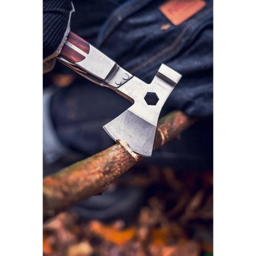 Мультитул Neo Tools, 11в1, молоток, сокира, гайковий ключ, рулетка, викрутка SL і PH, скребок, пила, напилок, ніж, консервний ніж, чохол