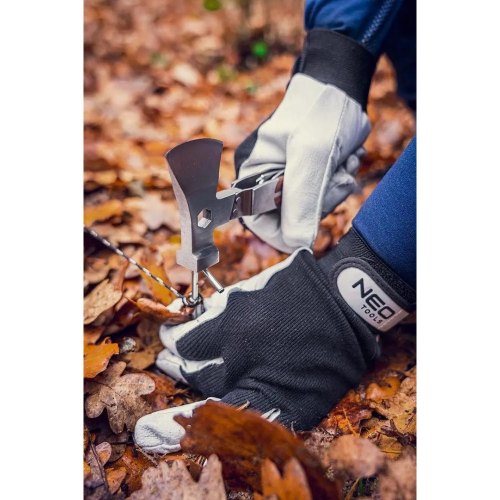 Мультитул Neo Tools, 11в1, молоток, сокира, гайковий ключ, рулетка, викрутка SL і PH, скребок, пила, напилок, ніж, консервний ніж, чохол