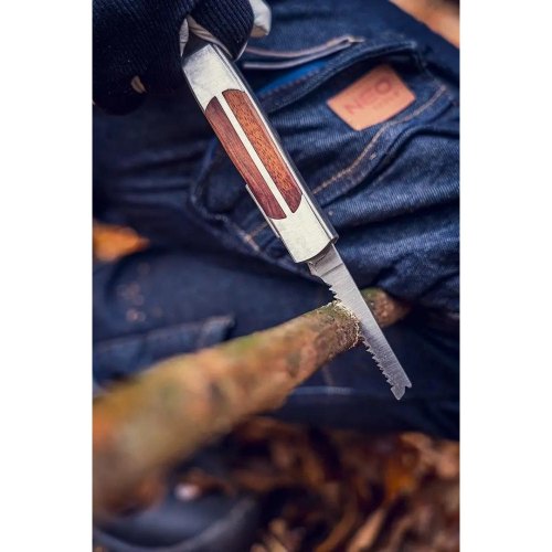 Мультитул Neo Tools, 11в1, молоток, сокира, гайковий ключ, рулетка, викрутка SL і PH, скребок, пила, напилок, ніж, консервний ніж, чохол