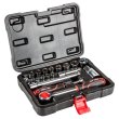 Набір інструментів Top Tools, Набір торцевих головок 1/4, 3/8, 20шт