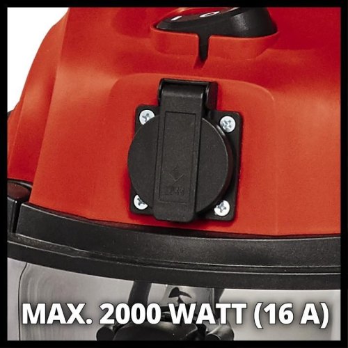 Пилосос професійний Einhell TС-VC 1930 SA Kit, 1500Вт, 190мБар, контейнер 30л, 5.3кг