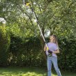 Пила шабельна акумуляторна Karcher PGS 4-18, 18В, пропил 80мм, 1.4кг, без АКБ та ЗП