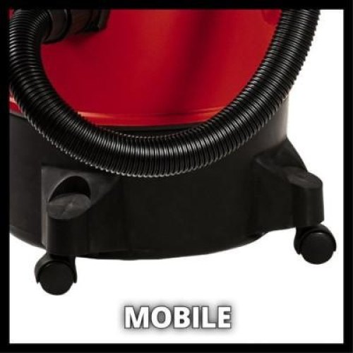 Пилосос професійний Einhell TC-VC 1825, 1250Вт, 180мБар, контейнер 25л, 6кг