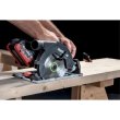Пила дискова акумуляторна Metabo KS 18 LTX 57, 18В, 165мм, глибина різу 0-57мм, різ 40м/сек, 2.8кг, без АКБ та ЗП