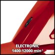 Повітродув акумуляторний Einhell GE-CL 18 Li E - Solo, 18В, 210км/г, 1.33кг, без АКБ і ЗП