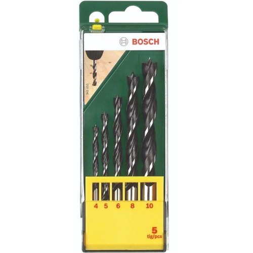 Набір свердел по дереву Bosch Promoline, 5шт, 4-10мм, кейс