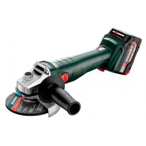 Шліфмашина кутова акумуляторна Metabo W 18 L 9-125, 125мм, 18В 2х4А•год, 8500об•хв, М14, 2.3кг