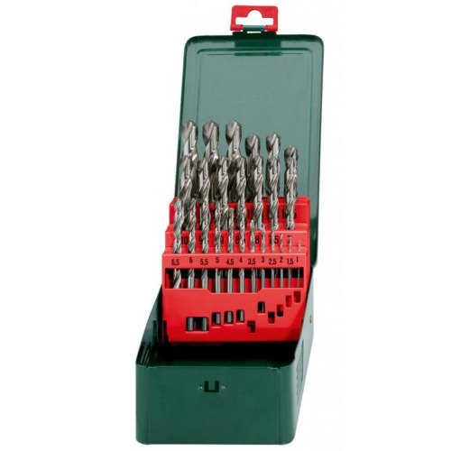 Набір свердел по металу Metabo HSS-G, 25шт