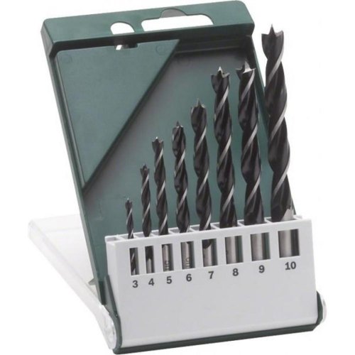 Набір свердел по дереву Bosch, 8шт 3-10мм, кейс