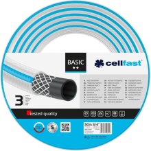 Шланг садовий Cellfast BASIC, 3/4', 50м, 3 шари, до 25 Бар, -20…+60°C