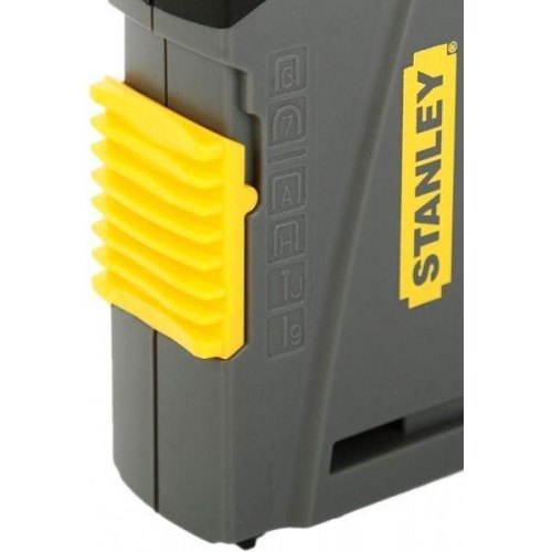 Степлер Stanley FatMax 6в1, 6-14мм, тип скоб A,G,H,7,9,J, індикатор залишку скоби