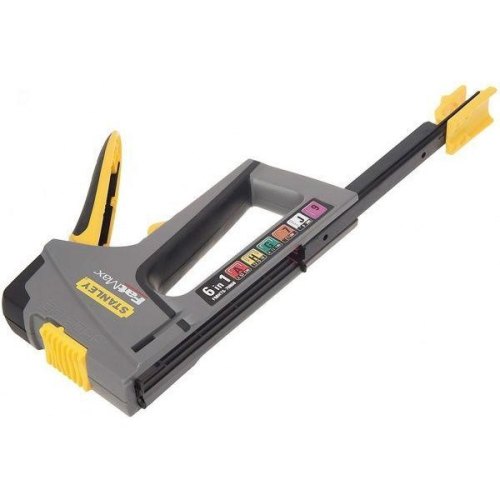 Степлер Stanley FatMax 6в1, 6-14мм, тип скоб A,G,H,7,9,J, індикатор залишку скоби