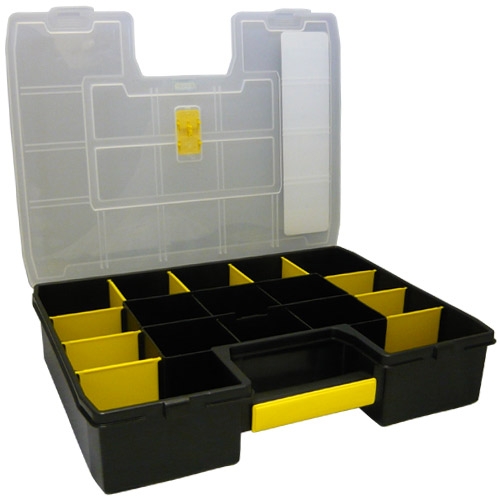 Органайзер Stanley Sort Master, 17 відділень, регульовані перегородки, 9х43x33см, пластик