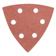 Насадка шліфувальна GRAPHITE, 5шт, на липучці, тип DELTA 93x93мм, K120