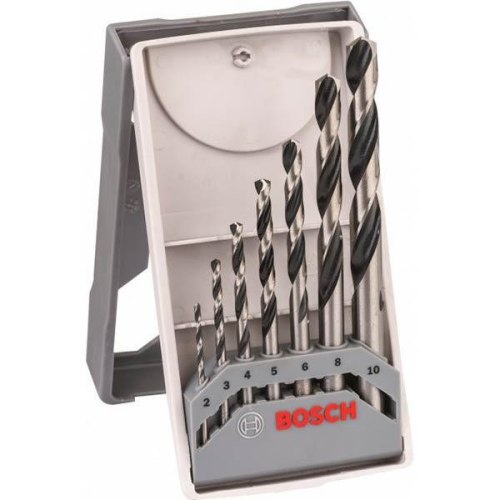Набір свердел по металу Bosch HSS-PointTeQ, 7шт, 2-10мм, кейс