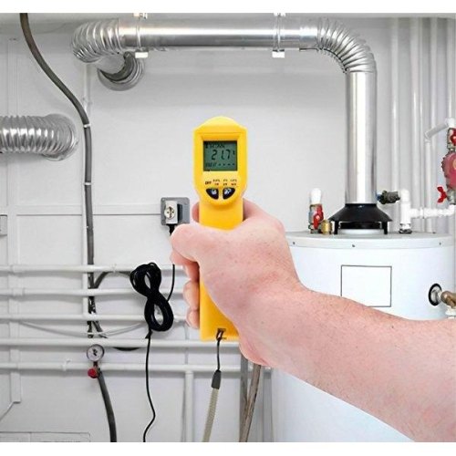 Пірометр Stanley, діапазон -38 до +520 градусів, 2хААА, IP20, 0.28кг