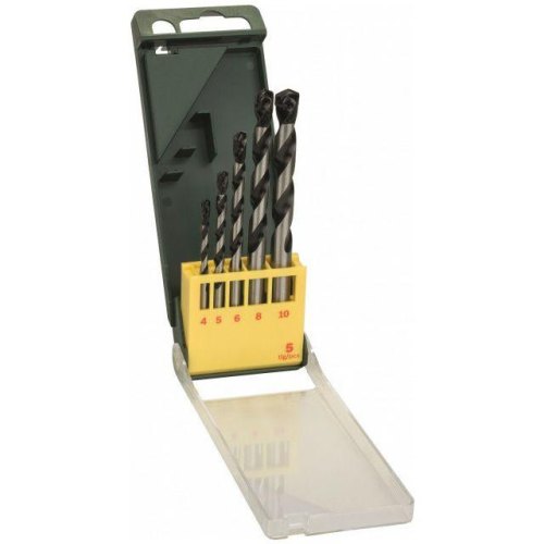 Набір свердел по бетону Bosch, 5шт, 4-10мм, кейс