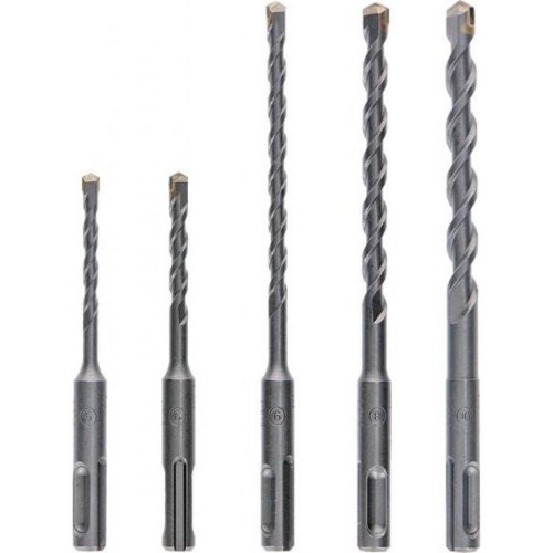 Набір бурів по бетону Bosch, SDS-Plus, 5шт, 5,6,6,8,10мм