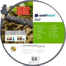 Шланг садовий Cellfast DRIP для краплинного поливу, 1/2', 15м