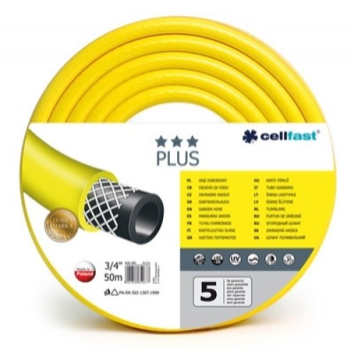Шланг садовий Cellfast PLUS, 3/4', 50м, 3 шари, до 25 Бар, -20…+60°C
