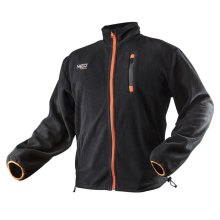 Кофта робоча Neo Tools Outdoor, флісова, 300г/м кв, на блискавці, XXL(58), чорний