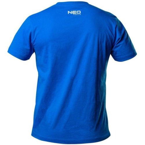 Футболка робоча Neo Tools HD+, 100% бавовна, однотонна, L(52), синій
