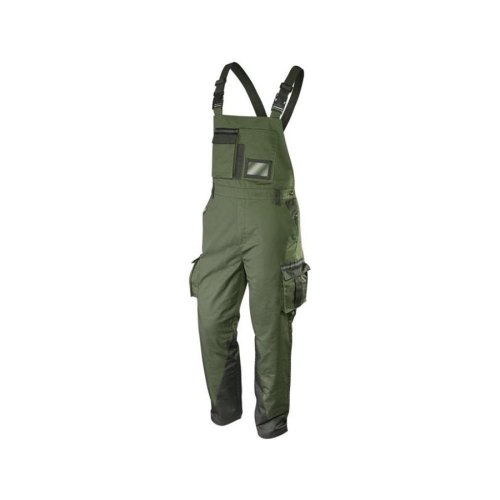 Напівкомбінезон робочий Neo Tools Camo Olive, потрійний шов, XL(54), оливковий